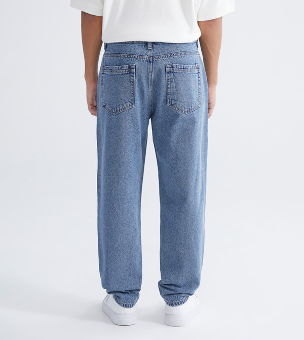 اٍل سي واي كيكي  بناطيل جينز - نيلي  Relaxed Jeans