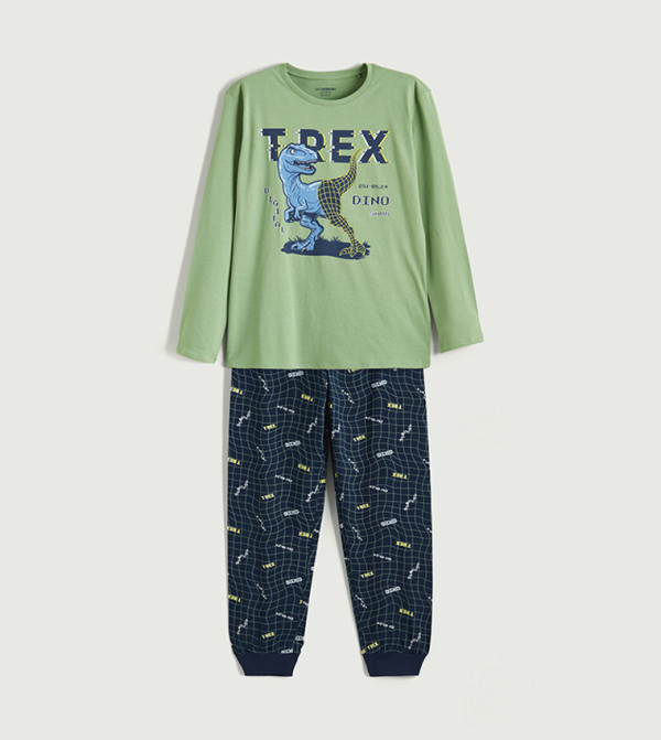 LC Waikiki  Clothing - Green Top & Pyjama Sets