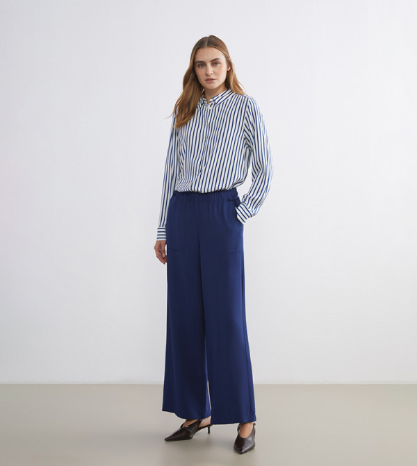 LC Waikiki Pants & Leggings - Blue Casual Pants