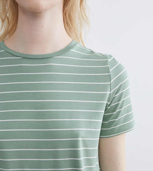 LC Waikiki  Clothing - Green Short Sleeve T-Shirts