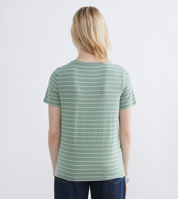 LC Waikiki  Clothing - Green Short Sleeve T-Shirts