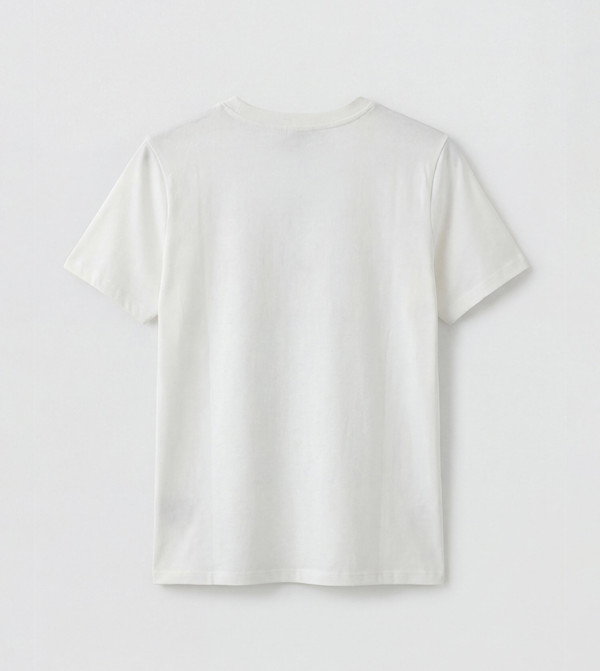 LC Waikiki LC Waikiki - White Short Sleeve T-Shirts