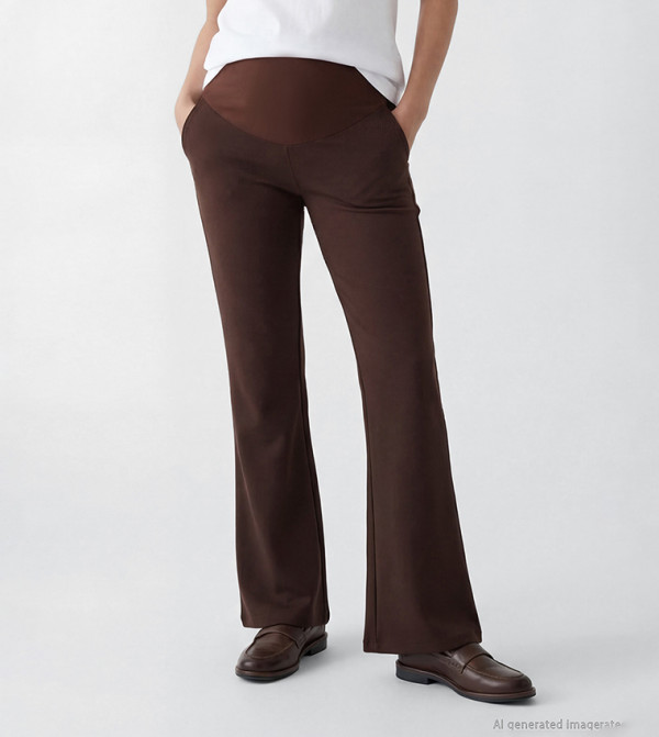 LC Waikiki  Maternity Clothing - Brown Pants & Leggings