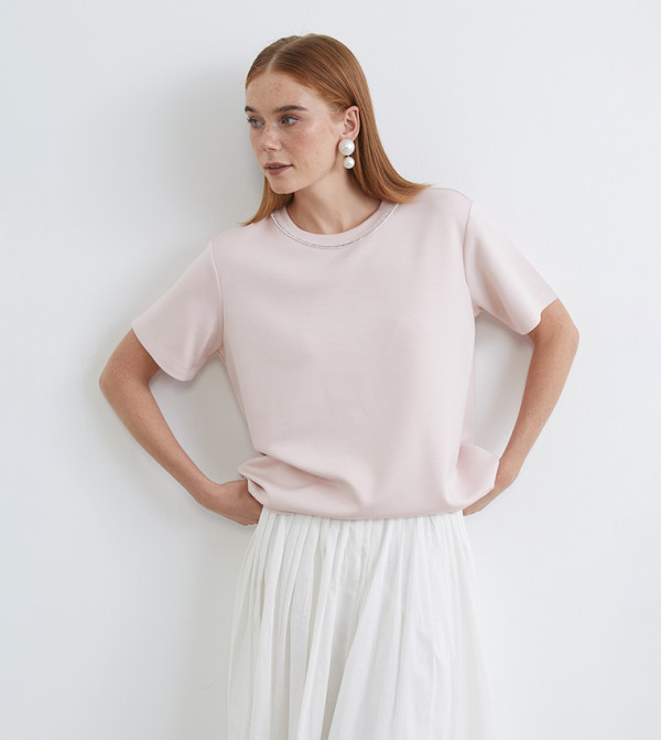 اٍل سي واي كيكي اٍل سي واي كيكي - وردي فاتح Casual Tops