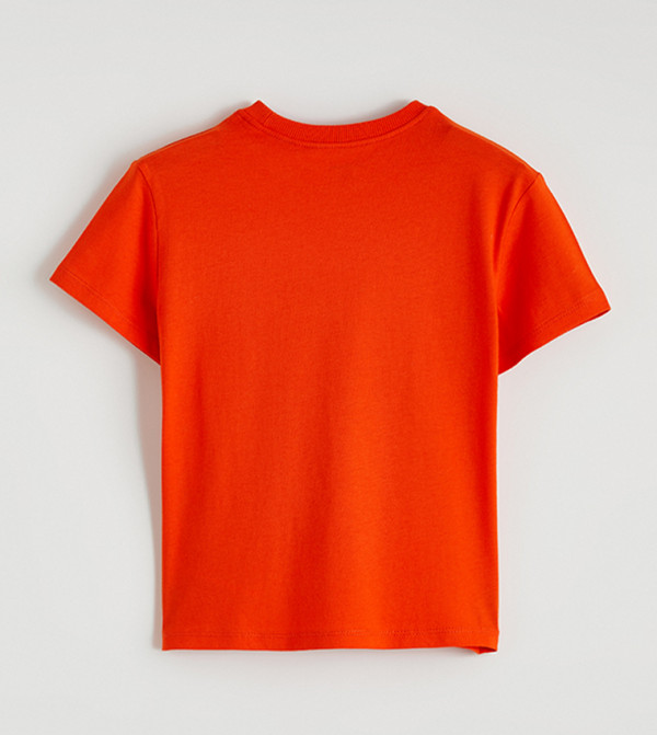 LC Waikiki  graphic-tshirts - Orange T-shirts