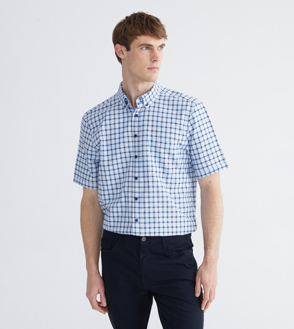 اٍل سي واي كيكي  ملابس - أزرق Short Sleeves