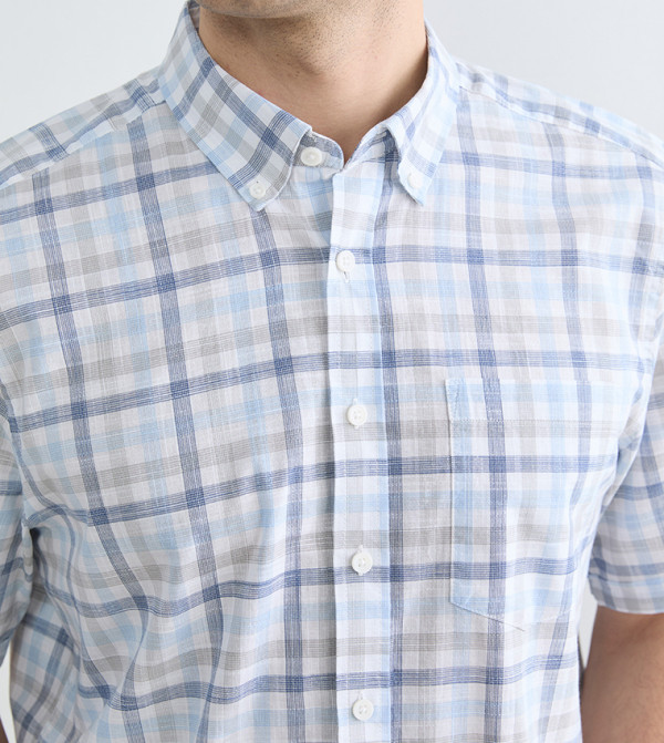 LC Waikiki Clothing - Blue Short Sleeves