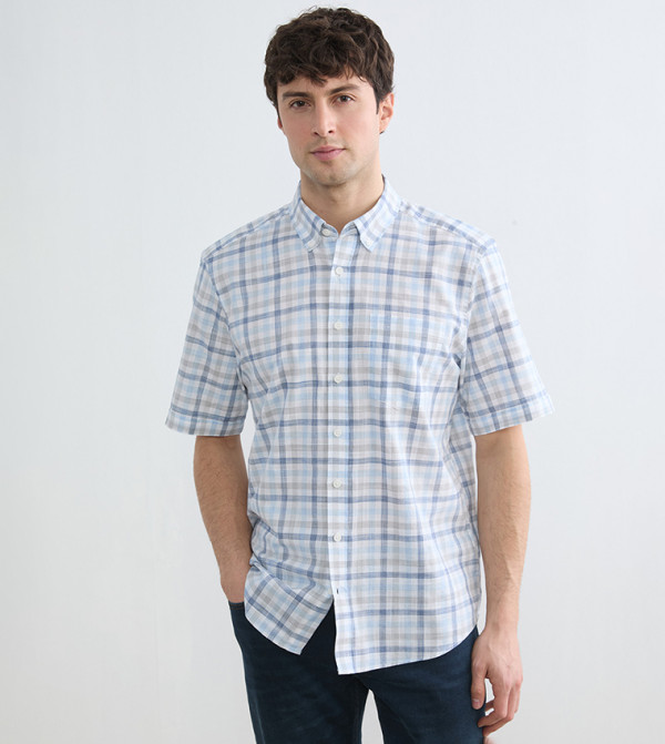 LC Waikiki Clothing - Blue Short Sleeves