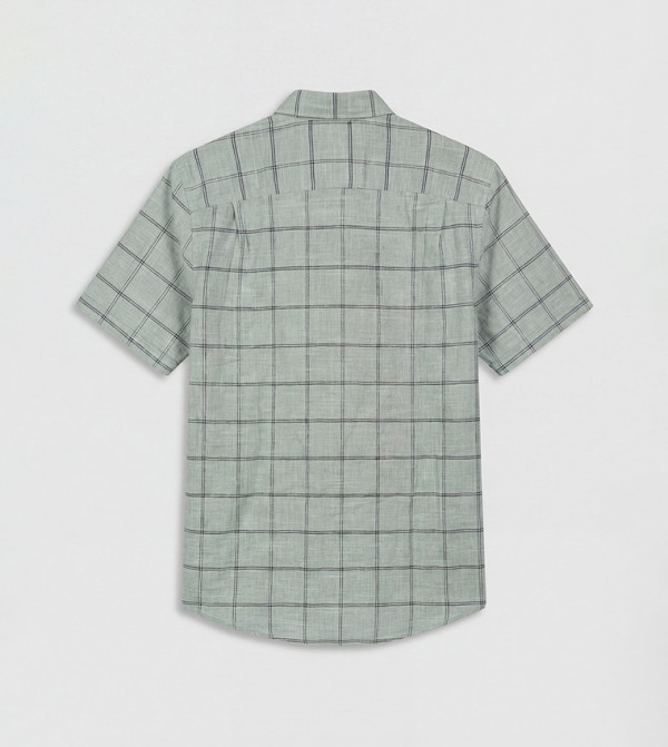 LC Waikiki Shirts - Green Short Sleeves
