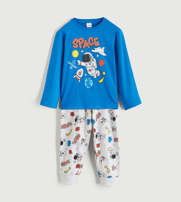 LC Waikiki  Nightwear - Blue Top & Pyjama Sets