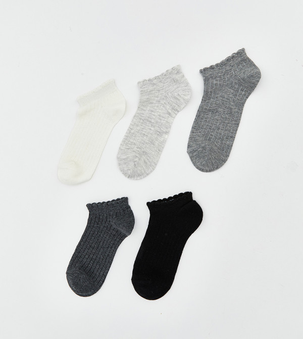 اٍل سي واي كيكي  جوارب   - متعدد Ankle Length Socks