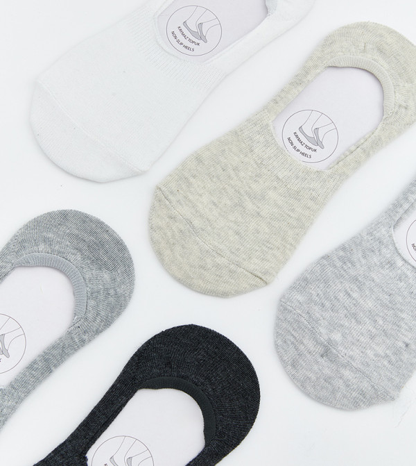LC Waikiki  No Show Socks - Grey No Show Socks