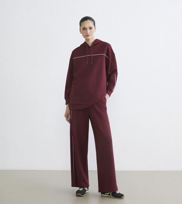 LC Waikiki  Hoodies & Sweatshirts - Maroon Hoodies