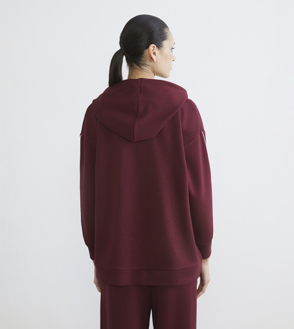 LC Waikiki  Hoodies & Sweatshirts - Maroon Hoodies