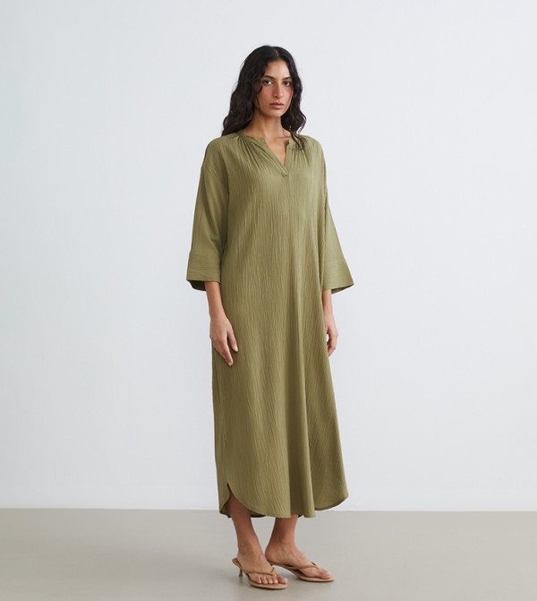 اٍل سي واي كيكي ملابس - أخضر Midi Dresses