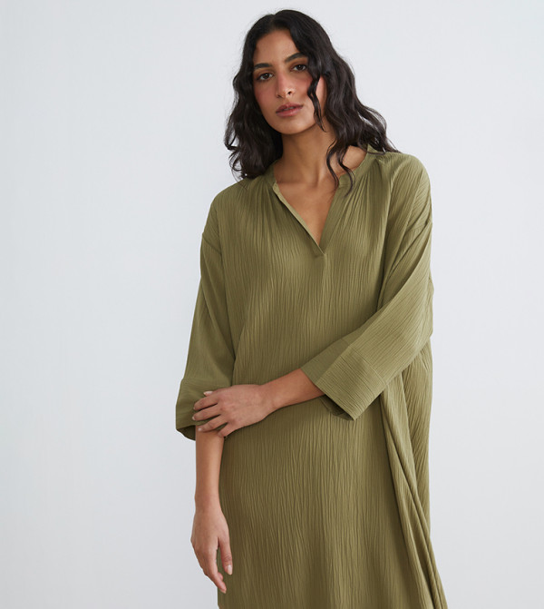 اٍل سي واي كيكي ملابس - أخضر Midi Dresses