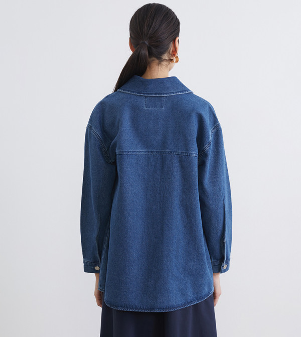 LC Waikiki  Denim Jackets - Blue Denim Jackets