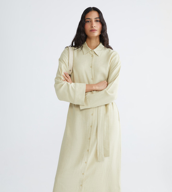 LC Waikiki  Clothing - Cream Shirt & T-Shirt Dresses