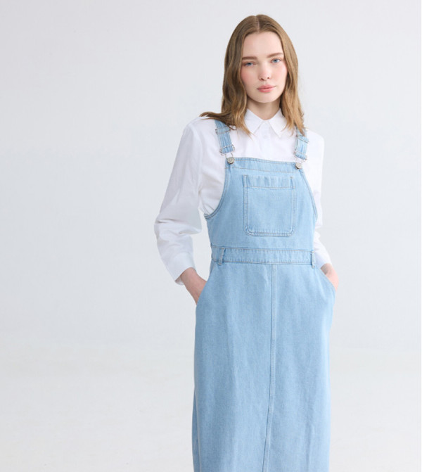 اٍل سي واي كيكي  افرولات وجمبسوت - أزرق فاتح Dungarees & Overalls