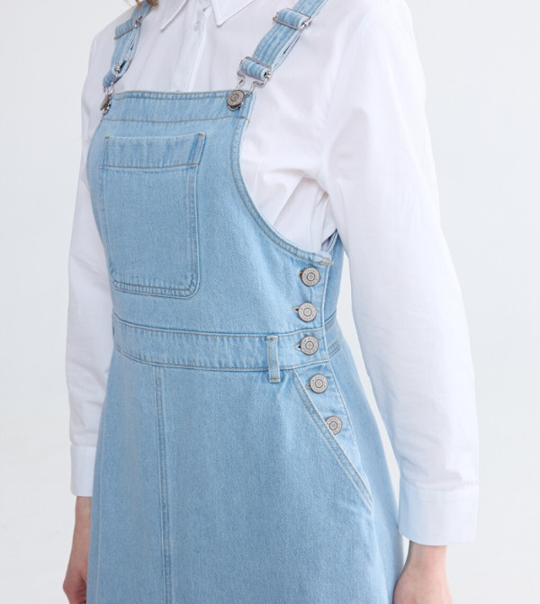 اٍل سي واي كيكي  افرولات وجمبسوت - أزرق فاتح Dungarees & Overalls