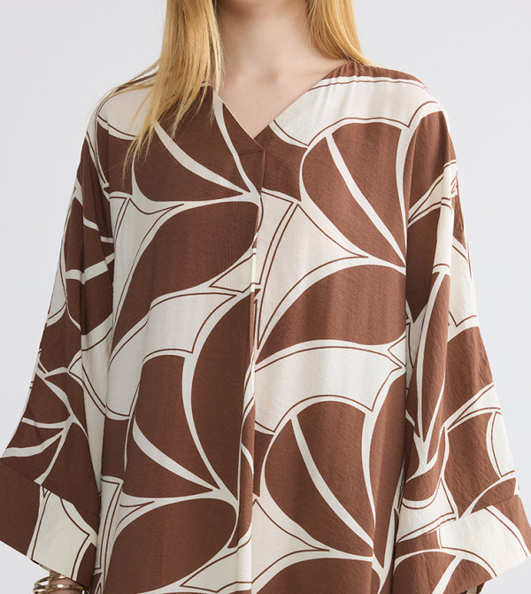 اٍل سي واي كيكي  قفطان - بني  قفطان