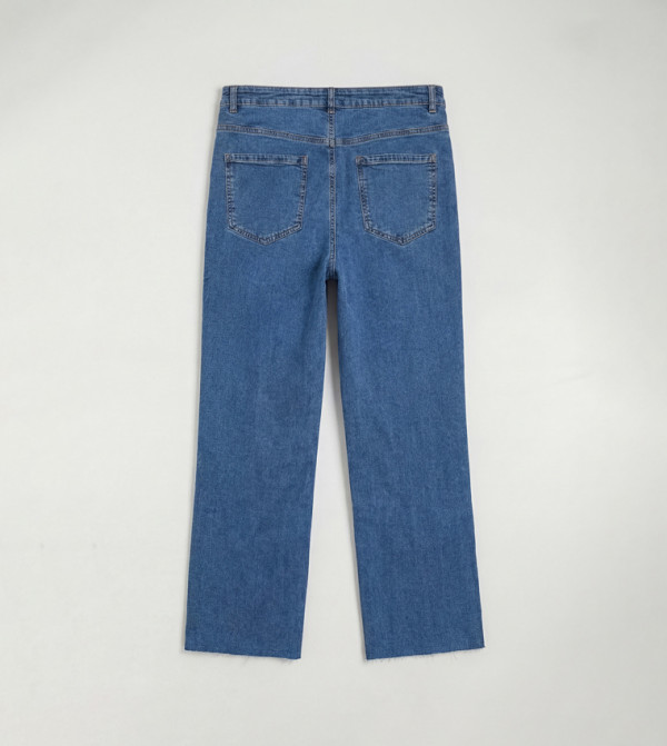 اٍل سي واي كيكي  بناطيل جينز - أزرق Straight Jeans