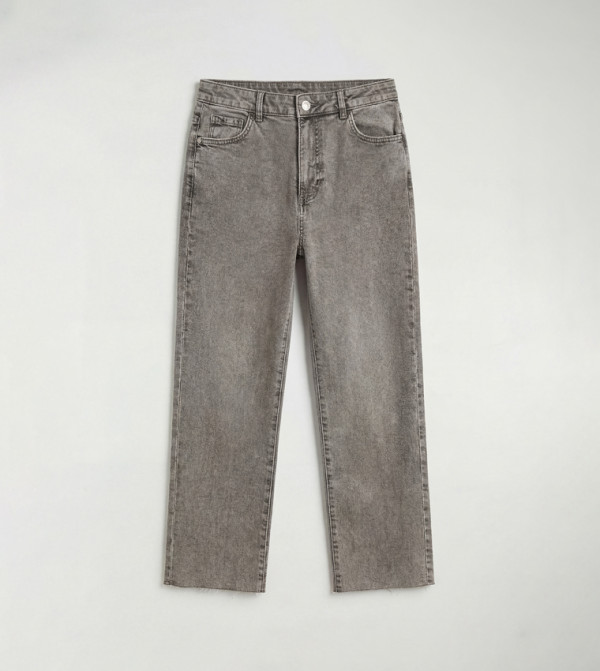 اٍل سي واي كيكي  جينز مستقيم - رمادي Straight Jeans