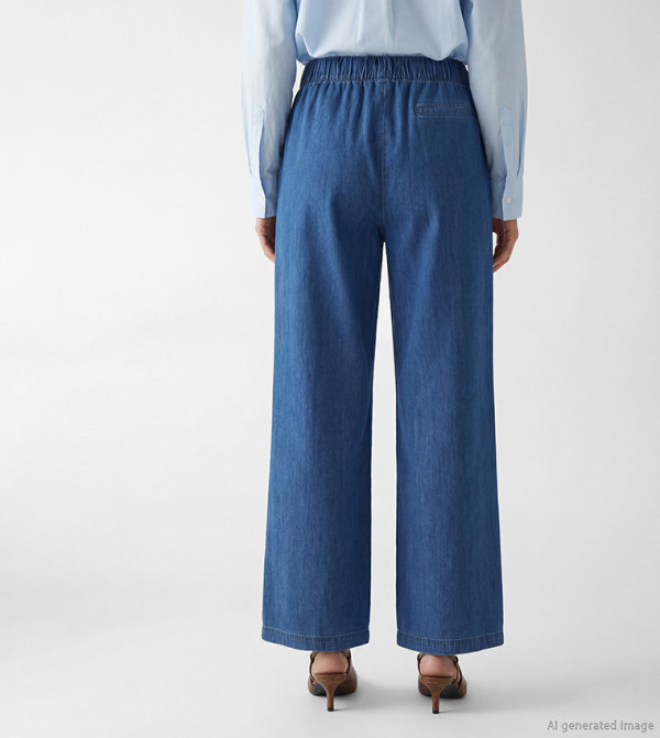 LC Waikiki  Clothing - Blue Wide Leg Jeans