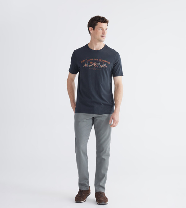 LC Waikiki LC Waikiki - CHARCOAL Round Neck T-Shirts