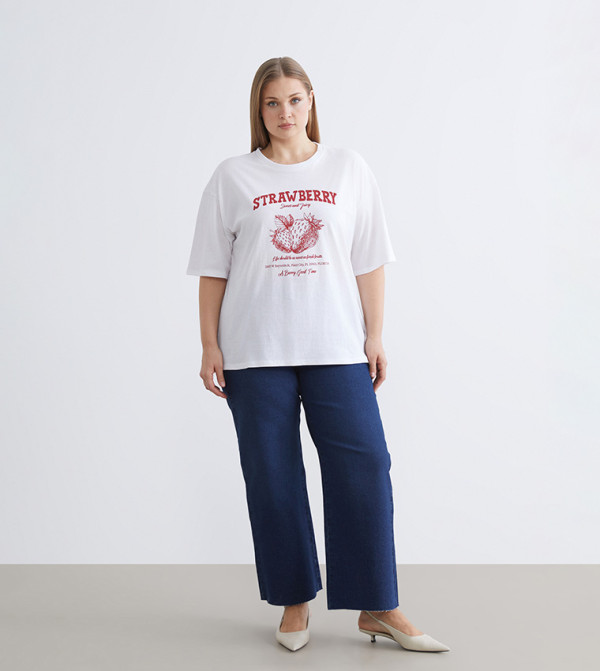 LC Waikiki LC Waikiki - Blue Wide Leg Jeans