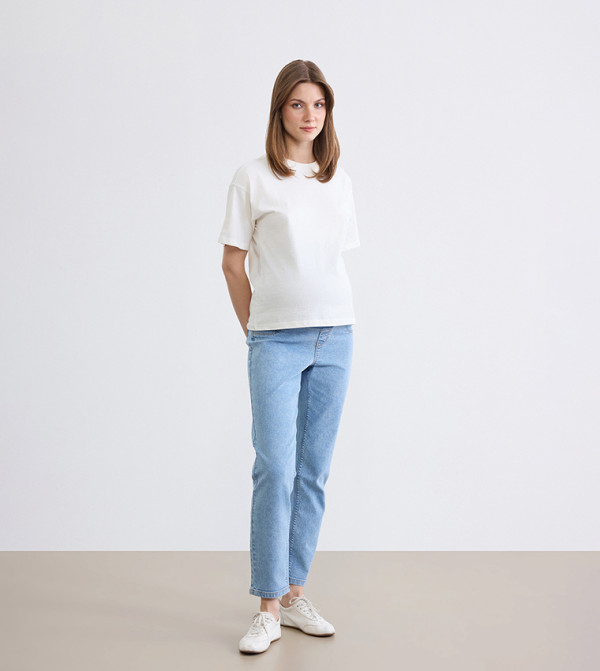 اٍل سي واي كيكي  ملابس حوامل - أزرق جينز