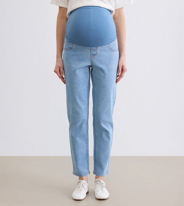 اٍل سي واي كيكي  ملابس حوامل - أزرق جينز