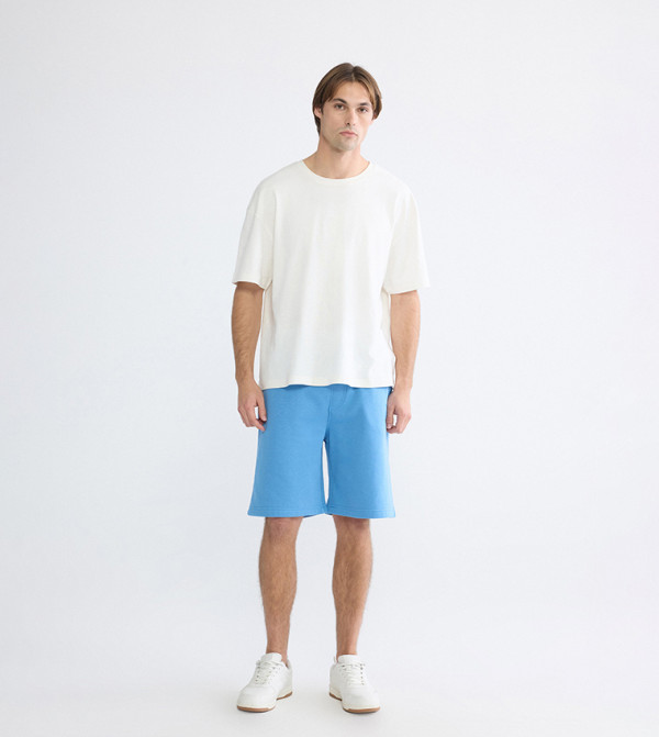 LC Waikiki  Shorts - Blue Casual Shorts