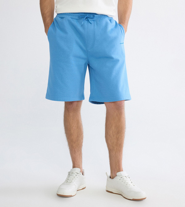 LC Waikiki  Shorts - Blue Casual Shorts