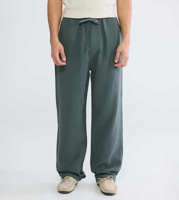 LC Waikiki  Pants & Chinos - Dark Green Casual Pants