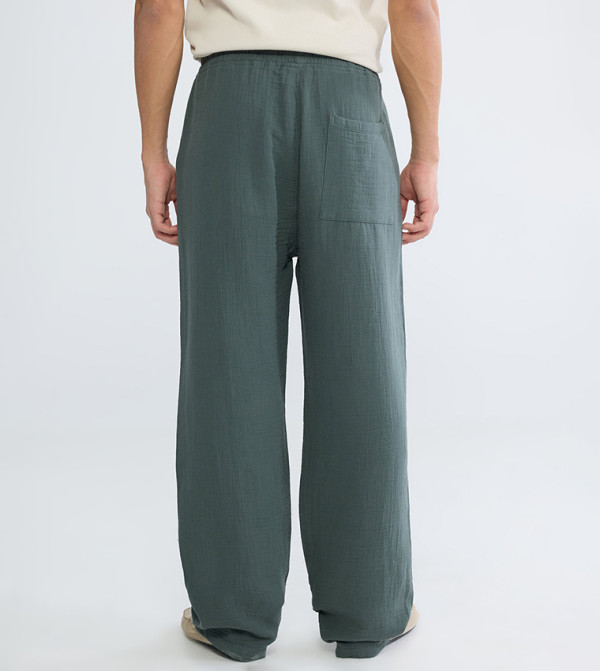 LC Waikiki  Pants & Chinos - Dark Green Casual Pants