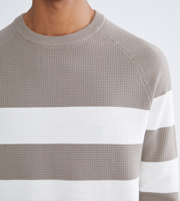 LC Waikiki LC Waikiki - Brown Round Neck Sweaters