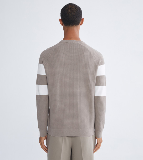 LC Waikiki LC Waikiki - Brown Round Neck Sweaters