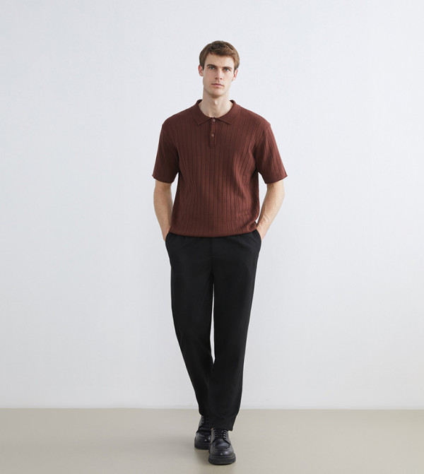 LC Waikiki LC Waikiki - Brown Round Neck Sweaters