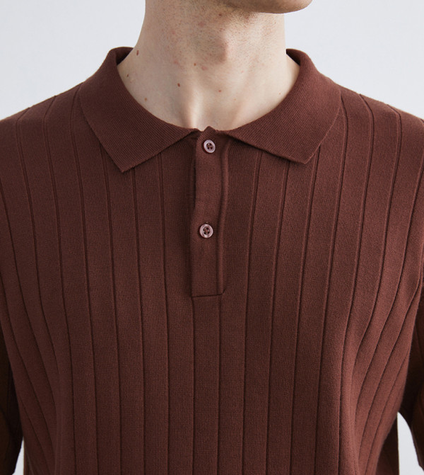 LC Waikiki LC Waikiki - Brown Round Neck Sweaters