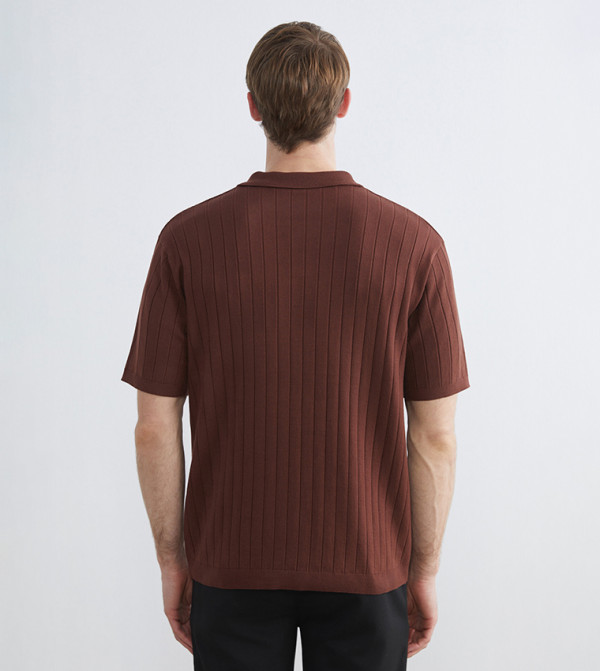 LC Waikiki LC Waikiki - Brown Round Neck Sweaters