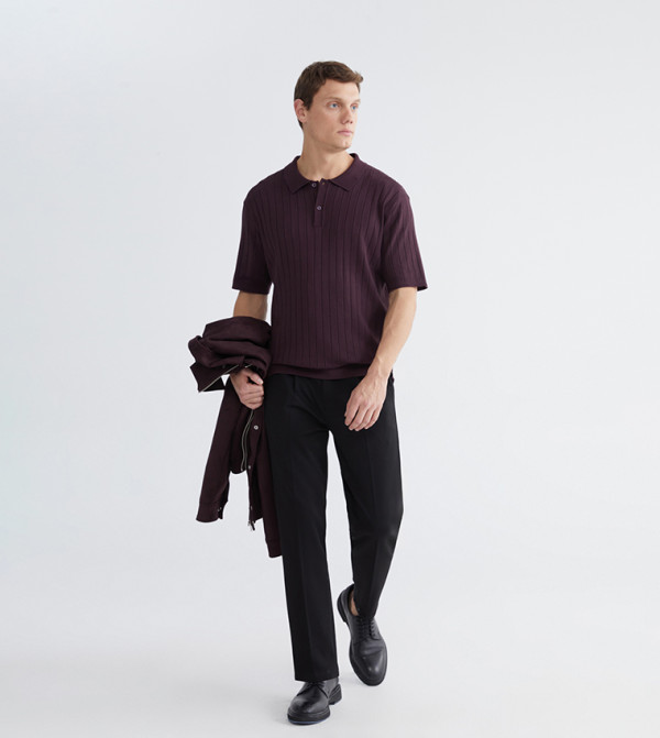 LC Waikiki  Clothing - Purple Sweaters