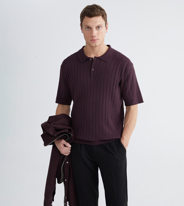 LC Waikiki  Clothing - Purple Sweaters