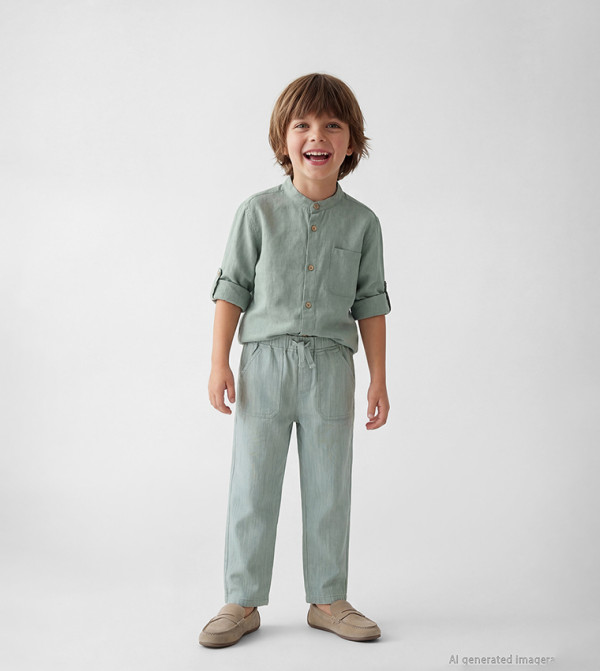 LC Waikiki  Trousers & Pants - Green Trousers & Pants