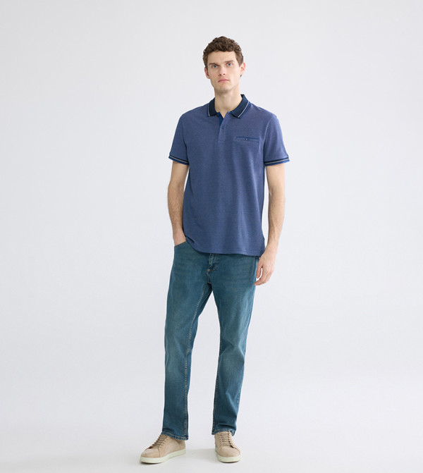 اٍل سي واي كيكي  ملابس - كحلي قمصان بولو