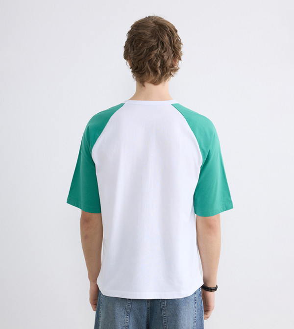 LC Waikiki  T-Shirts - White Round Neck T-Shirts