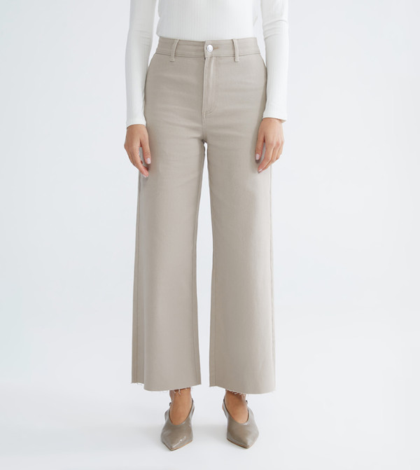 LC Waikiki  Jeans - Beige Wide Leg Jeans