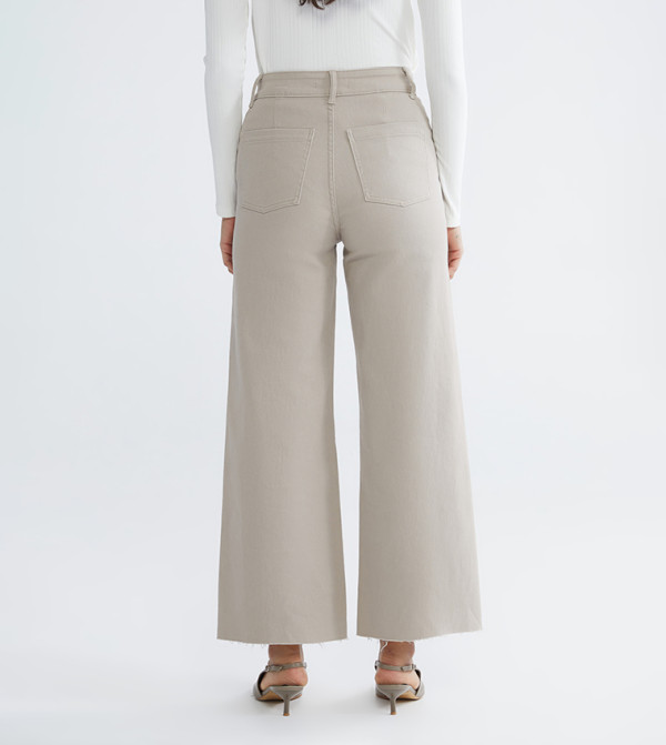 LC Waikiki  Jeans - Beige Wide Leg Jeans