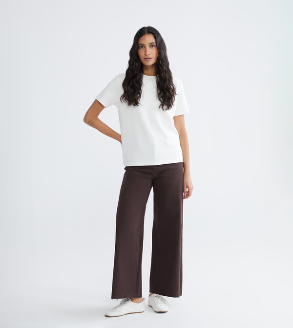LC Waikiki  Wide Leg Jeans - Brown Wide Leg Jeans