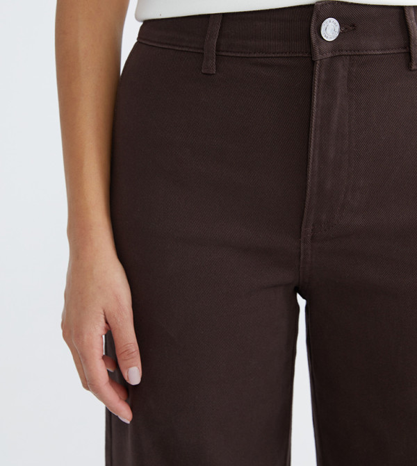 LC Waikiki  Wide Leg Jeans - Brown Wide Leg Jeans